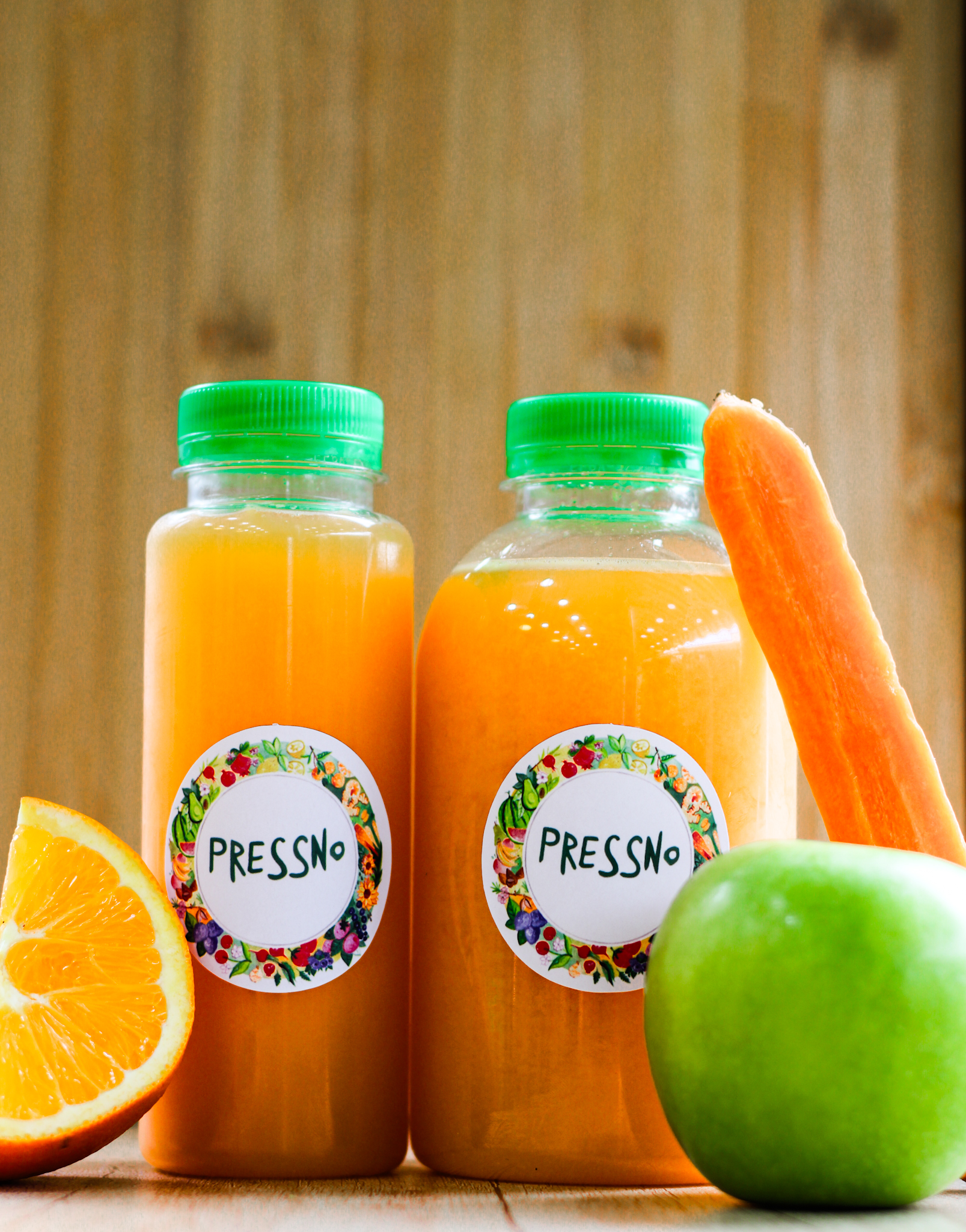 Pomorandža, jabuka, šargarepa